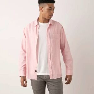 Rails Wyatt Dress Shirt Button Front Men's XXL Coral‎ Pink